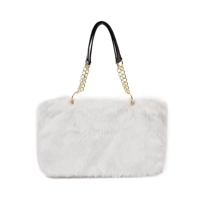
handbag for woman,faux fur bag with big size 