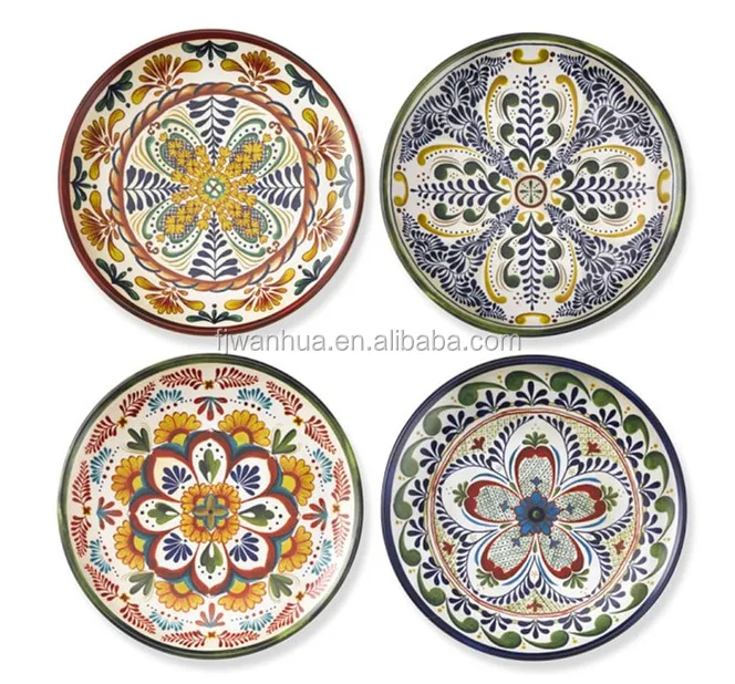Cheap Full Print Melamine Salad Plates
