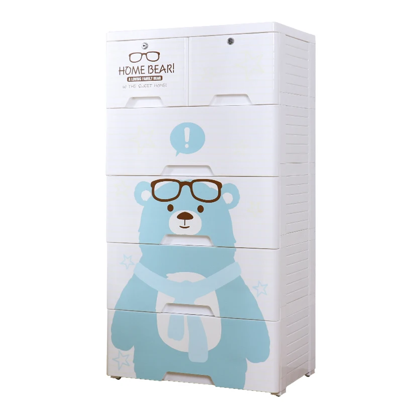 
2018 Good Quality household baby plastic storage cabinet 
