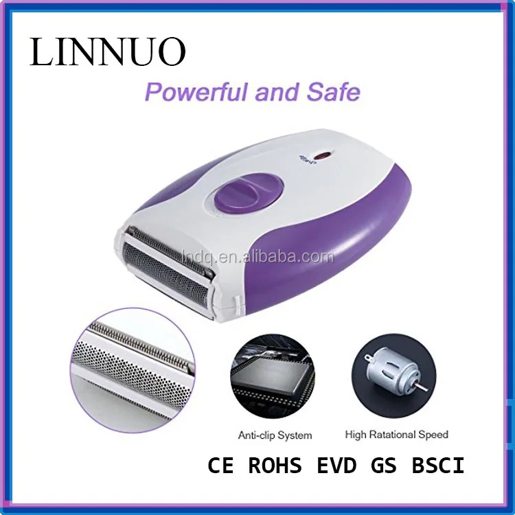 Waterproof Lady Electric Shaver WET/DRY Shaver Trimmer bikini shaver Facial hair remover