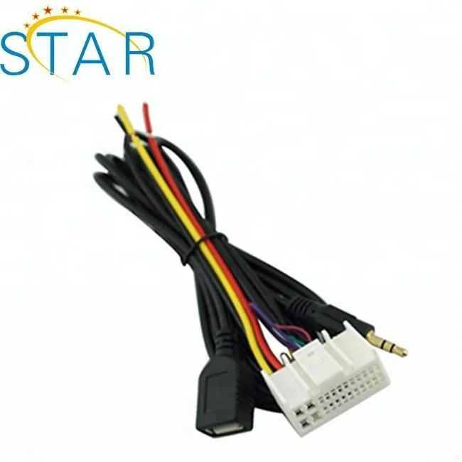 factory Car AMI MMI Music Interface Charger AUX USB Cable charge For car