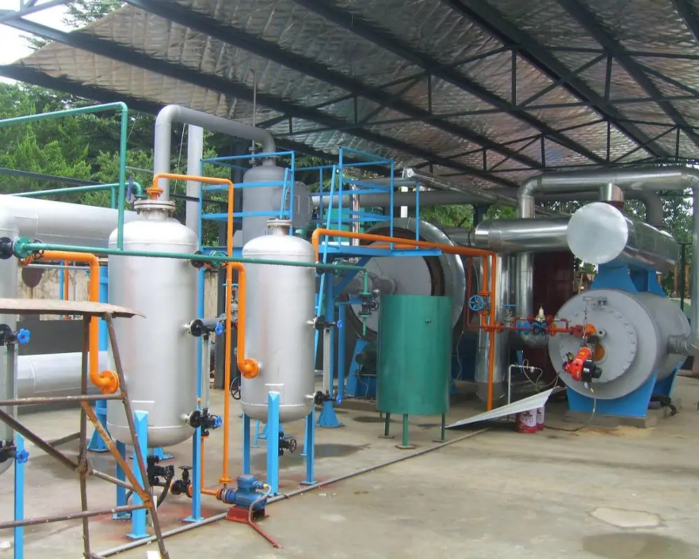 
Semi Continuous Waste Rubber Plastic Pyrolysis 