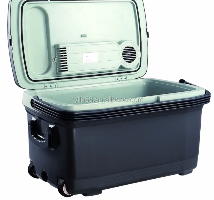DC12v /AC220V 45L Electric Car Fridge Portable Food Cooler and Warmer Box