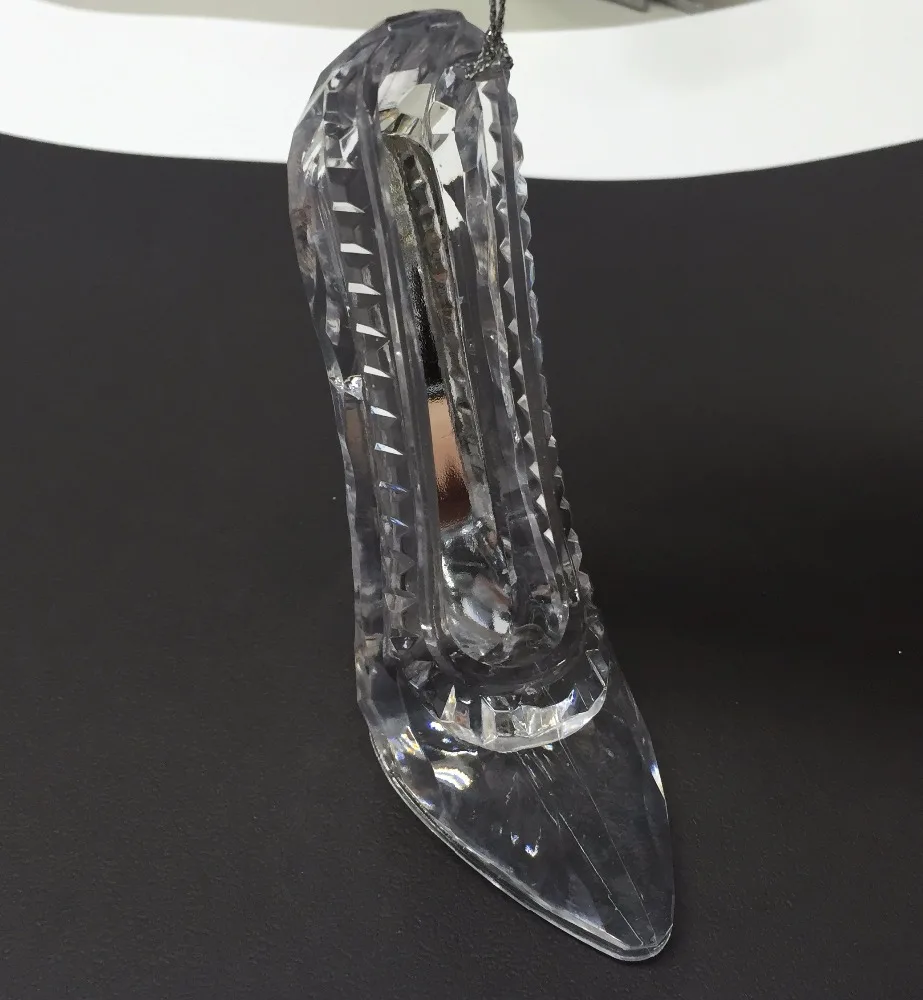 
Fashion Christmas Acrylic High Heels Shoes ornament 