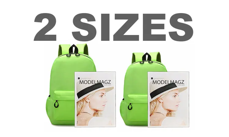 
custom logo schoolbag children pure color custom school backpack wholesale 