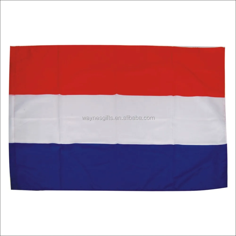 Polyester Holland national flag wholesale 3X5ft Netherlands flag