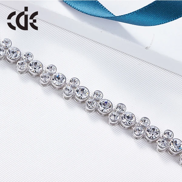 Lady Elegent Jewelry Crystal Brass Fashion Girl Bracelet