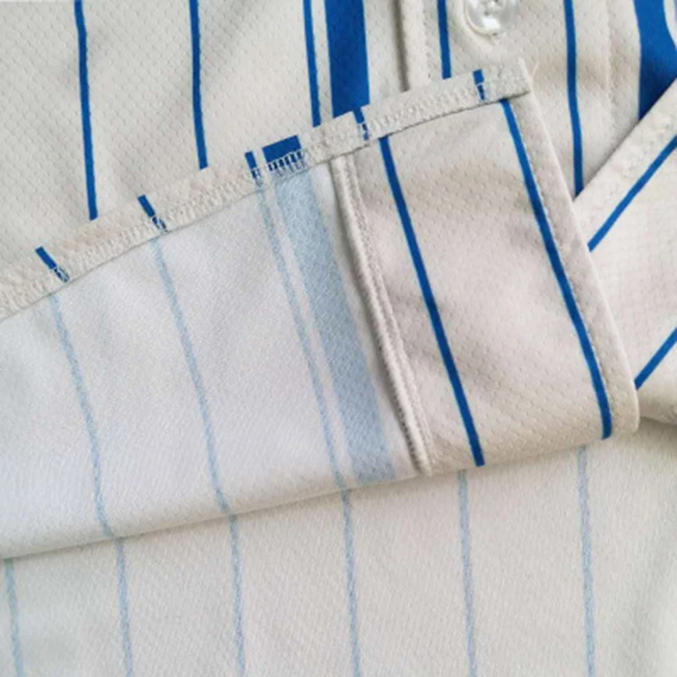 Мужские Бейсбольные Джерси на заказ, бейсбольные Джерси pinstripe с пуговицами, оптовая продажа с китайского завода