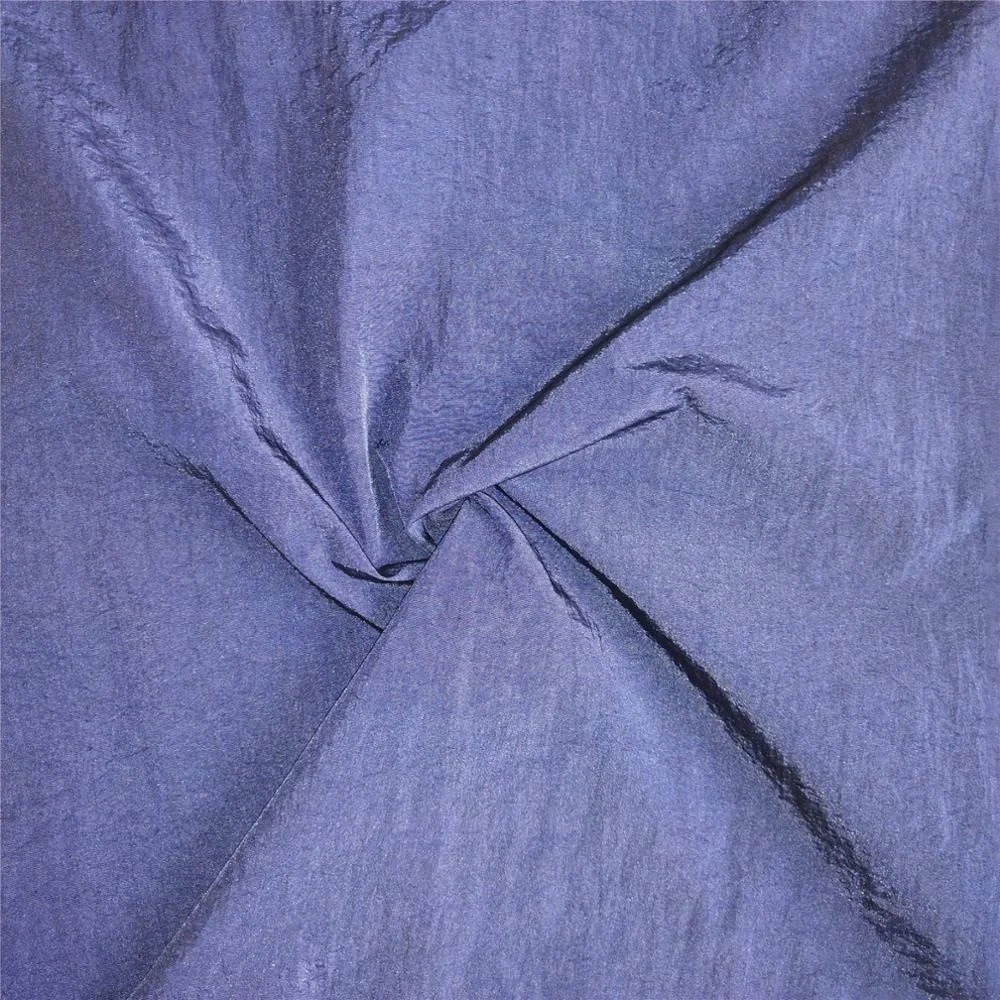 
Chinese Bulk 100% Nylon 280T Glazed Crinkled Nylon fabric Good Quality for Garment 