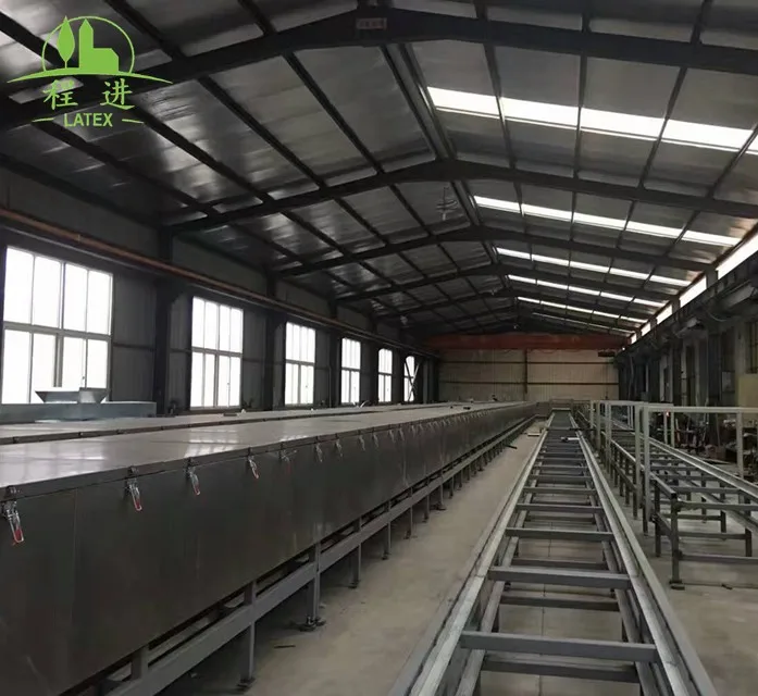 
fully automatic latex pillow production line for latex spone pillow and pad manufacturing 