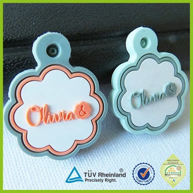 Factory Customized Silicone Rubber Locking Zipper Pull