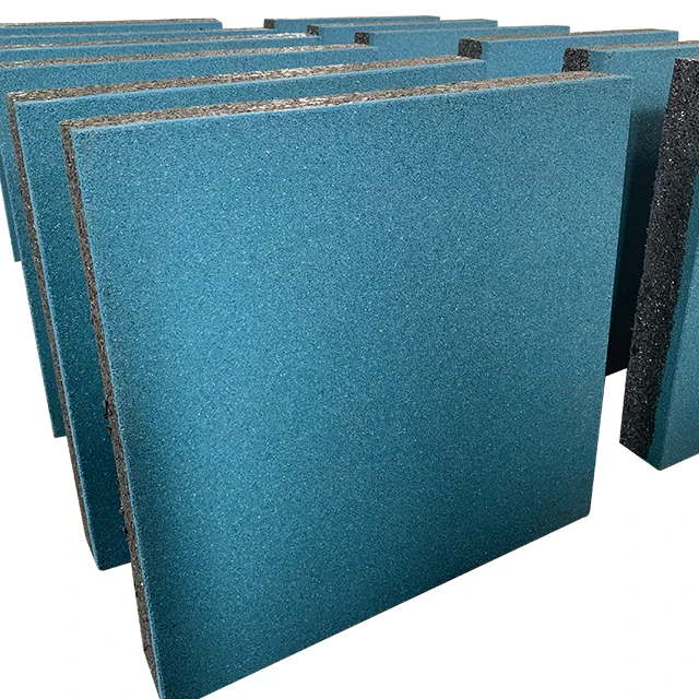 50MM High Quality Rubber Mat For Playground Outdoor Safety Rubber Floor Tiles Mats