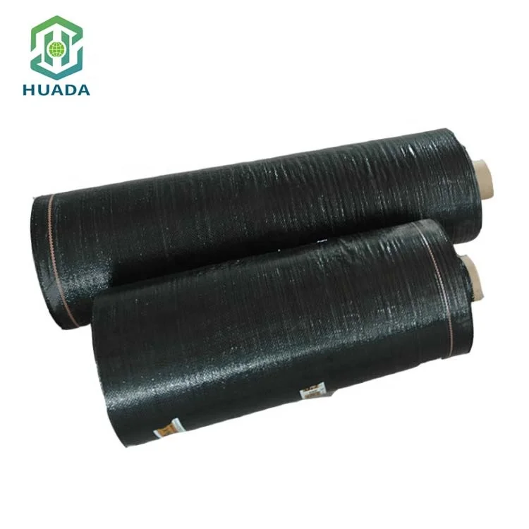 Agricultural Plastic PP Fabric Woven Geotextile Anti Weed Mat Ground Cover