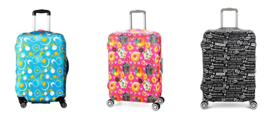 New item travel luggage bag set Luggage protective cover trendy luggage cover for sale