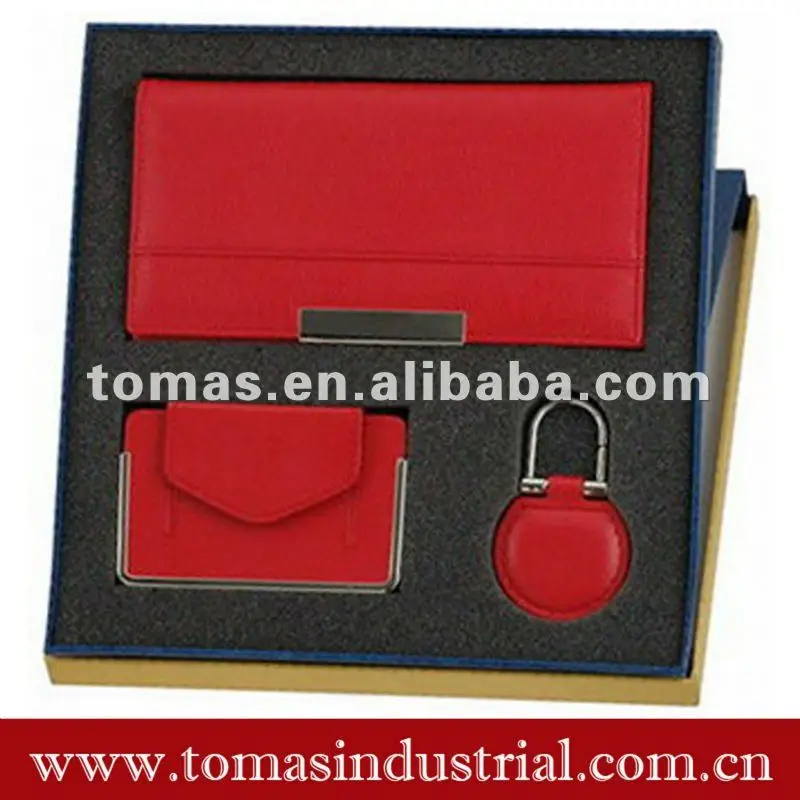 Модный дизайн кожа подарочный комплект для женщин