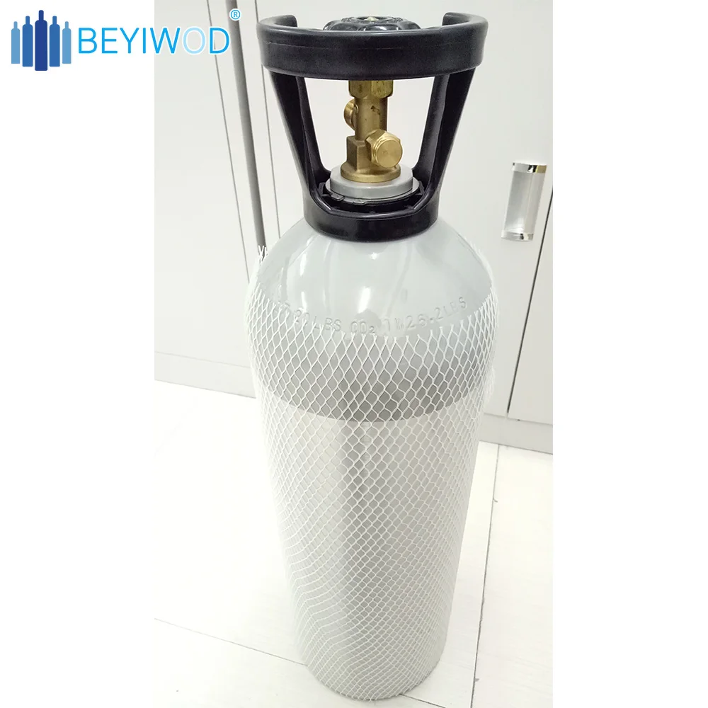 DOT3AL 2.5lb 5lb 15lb 20lbs co2 tank aluminum co2 cylinder gas bottle