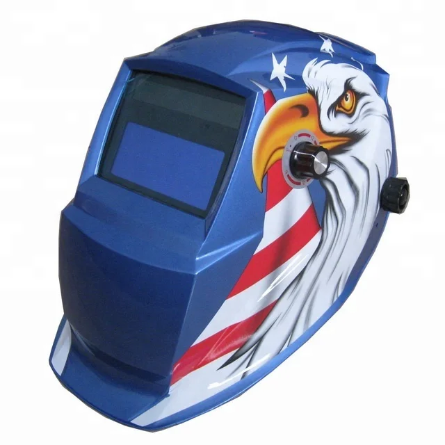 HMT AAA battery + Solar cell Completely Automatic Welding Helmet/Grinding view area 92x35mm