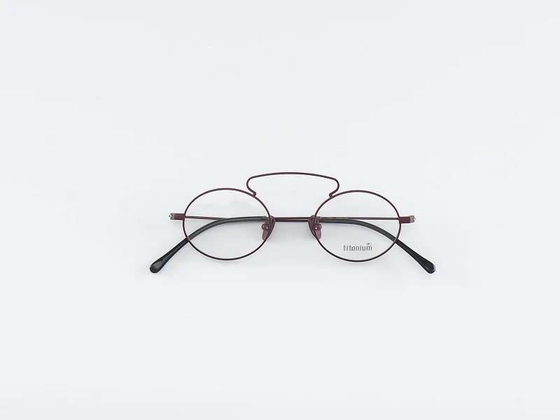 Fashionable titanium  design with the full acetate rim eyeglasses new models optical glasses 7702