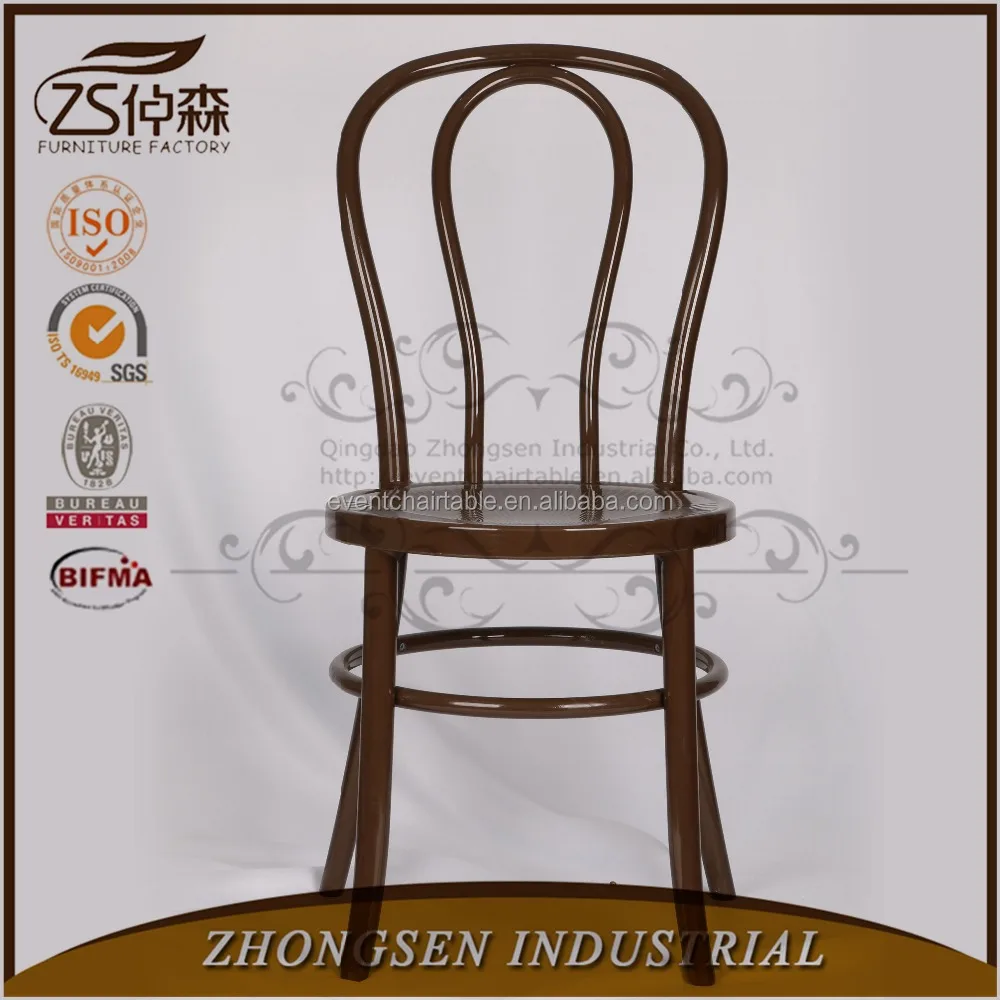 Modern design resin brown black thonet bentwood coffee chair