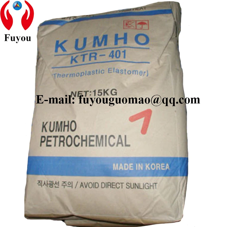 
 Стирол бутадиен стирол блок полимер KTR401 sbs сырье  