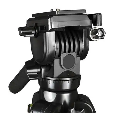 Fluid video swivel panhead hydraulic tripod for camera professional 65' 17.6lb load dslr digital tripods & supports