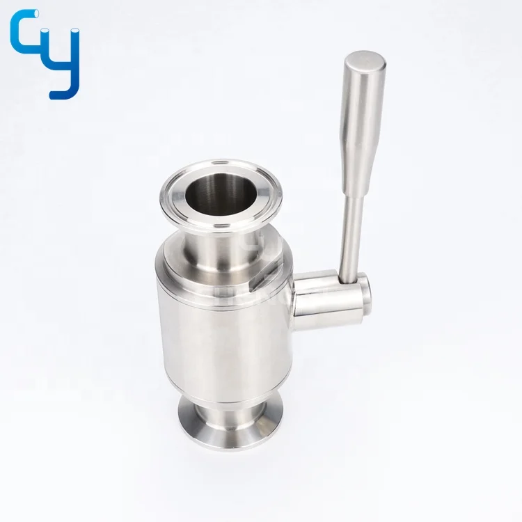 sanitary stainless steel updated new direct way manual ball valve
