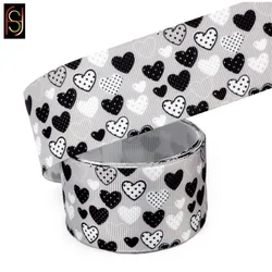 Gift package 75mm wide cartoon grosgrain ribbon sublimation ribbon