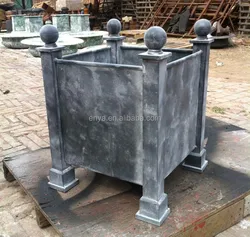 Metal Versaille Planters Large Outdoor De Jardin, Garden Supply / Home Garten Antique