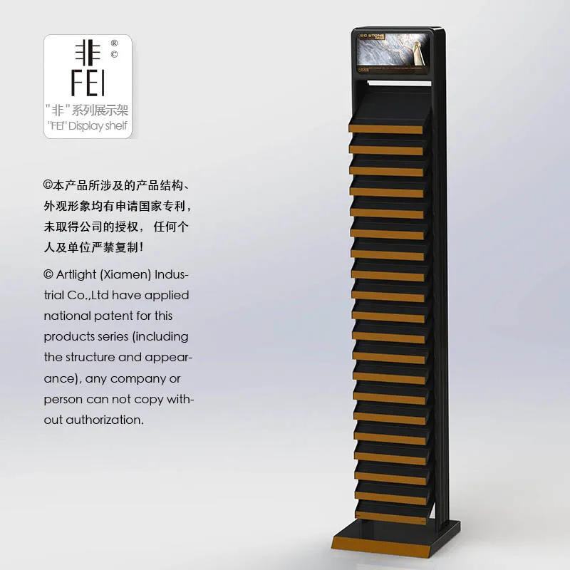 16pcs samples for display tile/granite/marble rack manufacturer