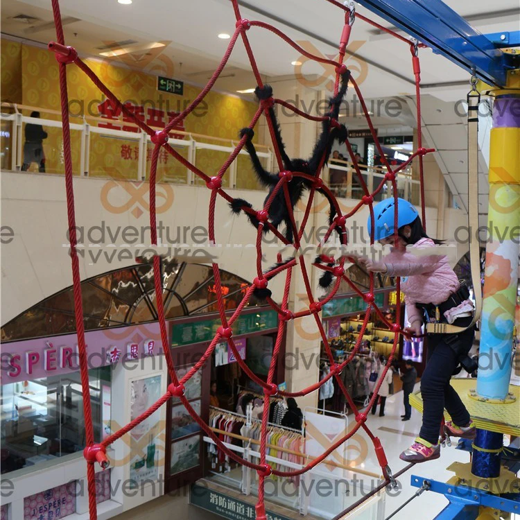 Hot Sale Kids Indoor playground Attraction Park Equipment Adventure Ropes Course,Ropes Adventure,Obstacle Course