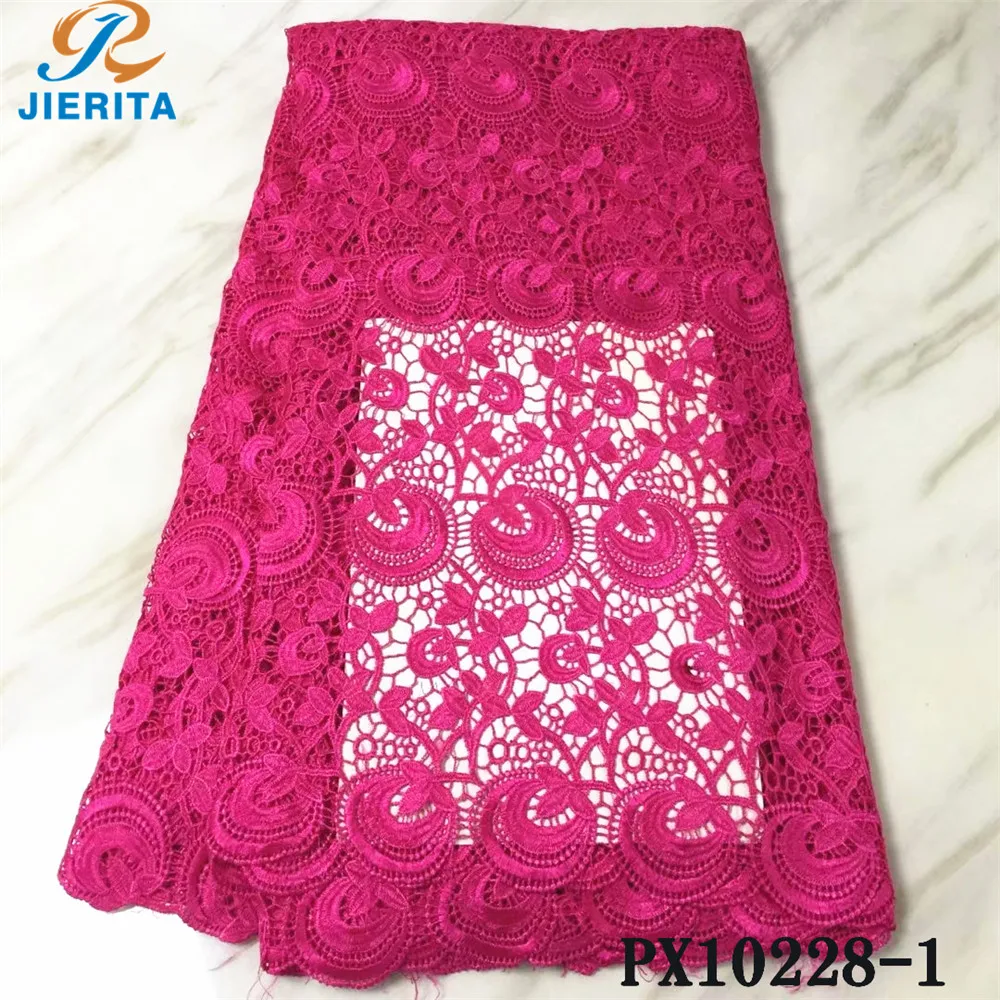 PX10228-10 purple-black flower wavy cotton trimming embroidery lace farics with quipure lace material