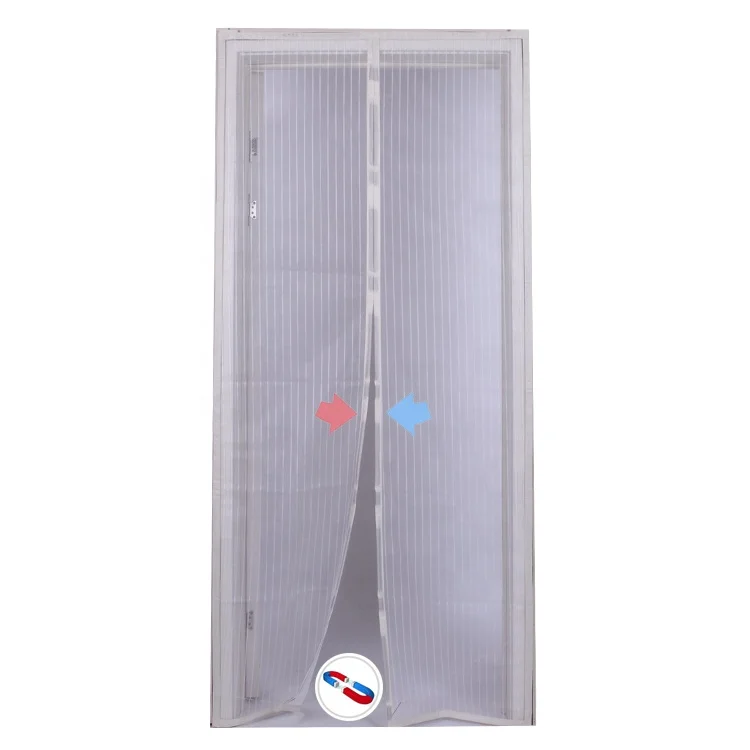 Tough Magnetic Screen Door Hanging Mosquito Net Curtain