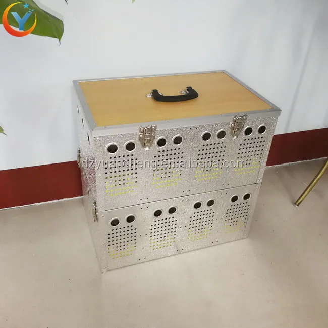 2 layer poultry pigeon bird cage for pigeon 8 holes breeding transporting