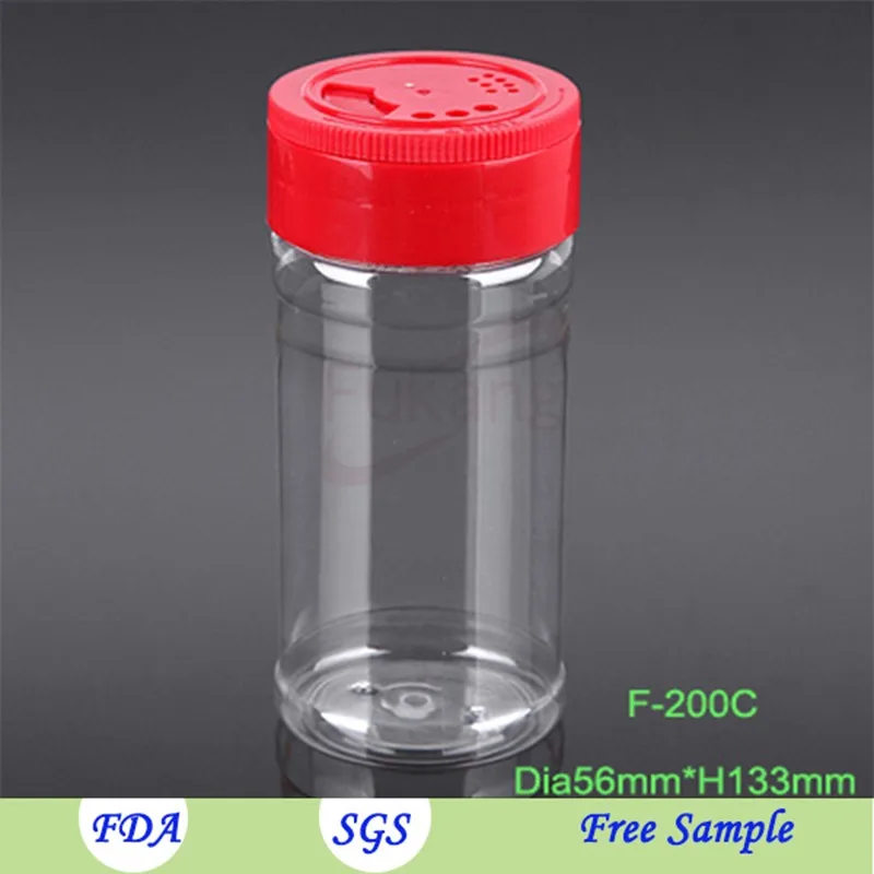 Оптовая продажа 200 мл бутылка от производителя, ПЭТ пластиковые 200cc контейнер для приправ