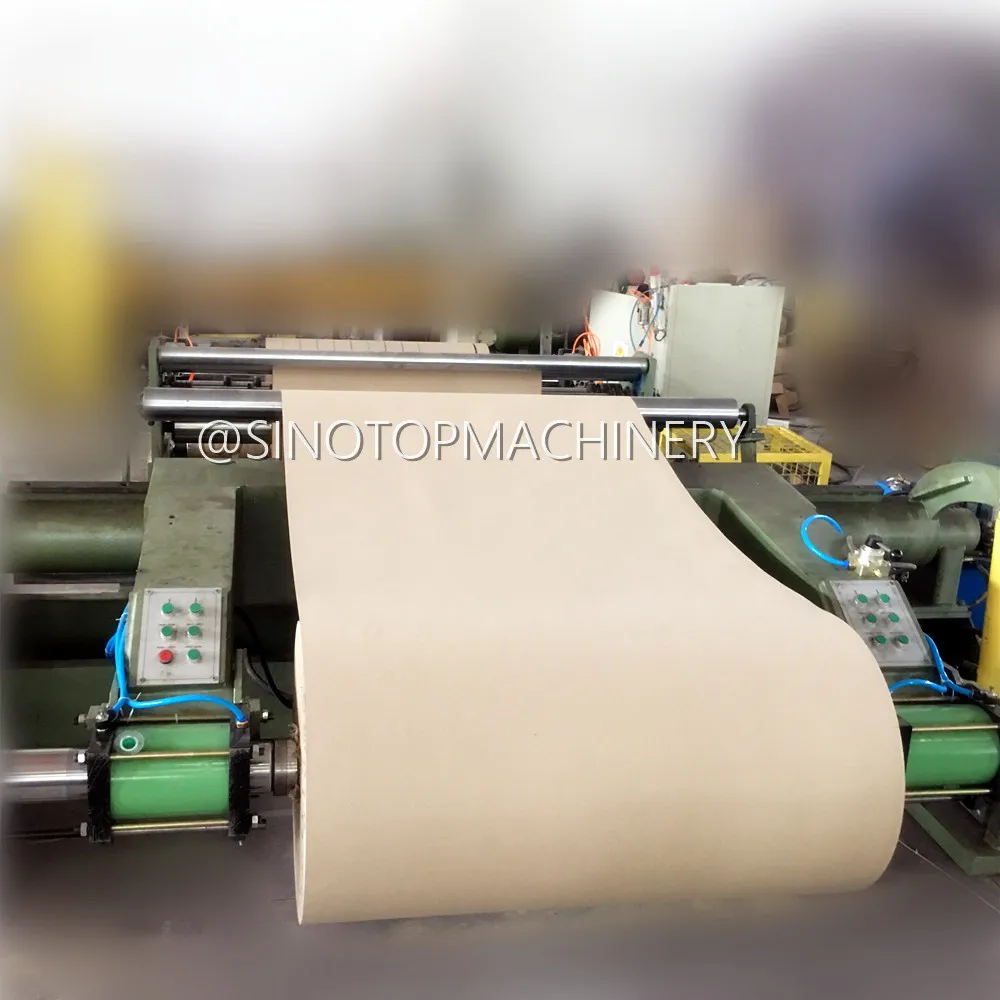 Exporting type edge position controlled slitter rewinder