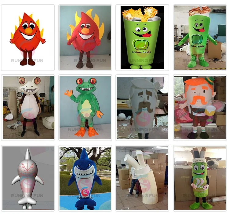 Running Fun custom CE teletubbies movie cartoon mascot costume for cosplay