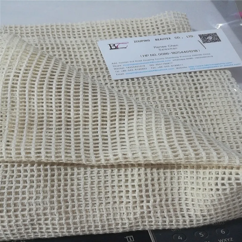 100% white cotton netting  mesh fabric