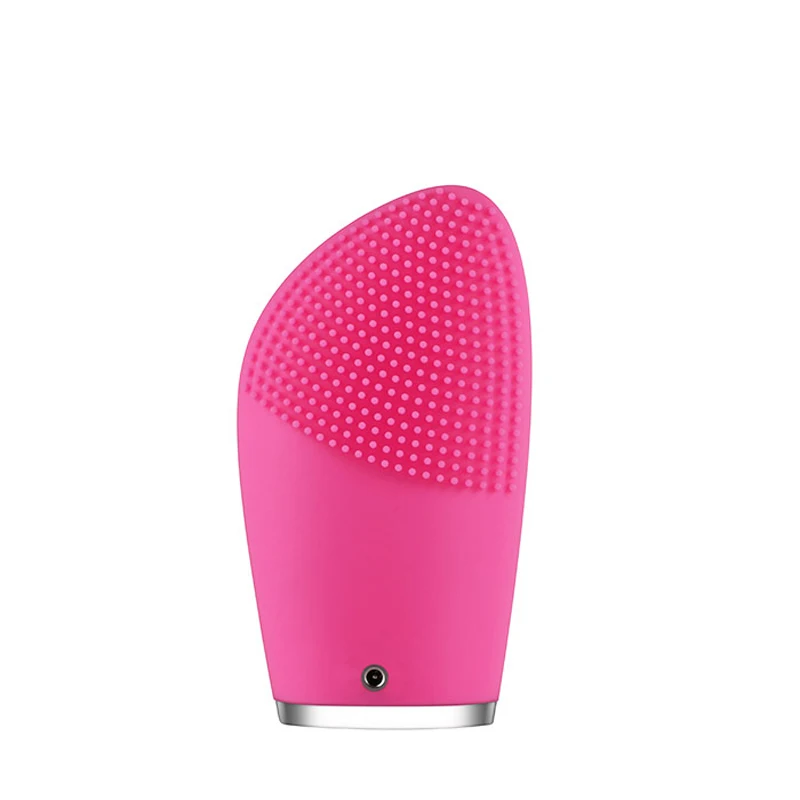 
personal use Electric sonic Silicone Facial Cleaner brush Medical silicone facial cleansing brush 