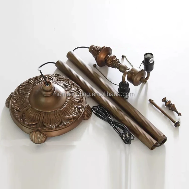 TFF-1664 antique vintage lamps home decorative handcraft stained glass tiffany rustic standing lamp