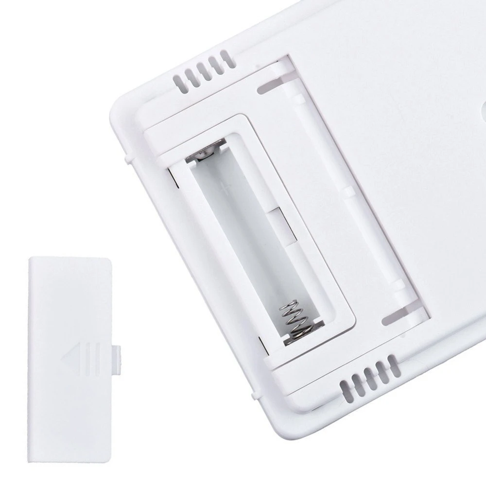 
High accuracy LCD Digital Thermometer Hygrometer Weather Station Indoor Electronic Temperature Humidity Meter Clock HTC-1 