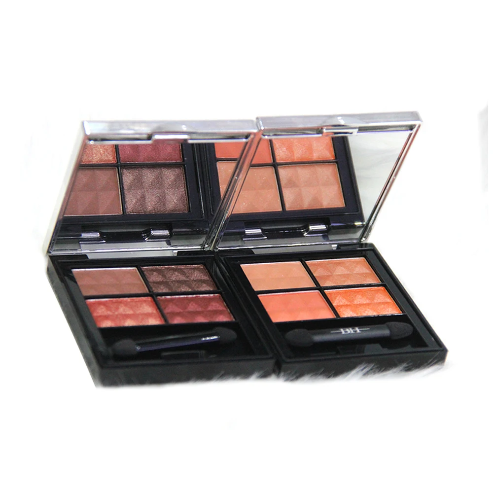 Ready to ship Make-up eyeshadow wholesale 4 color eye palette shadow