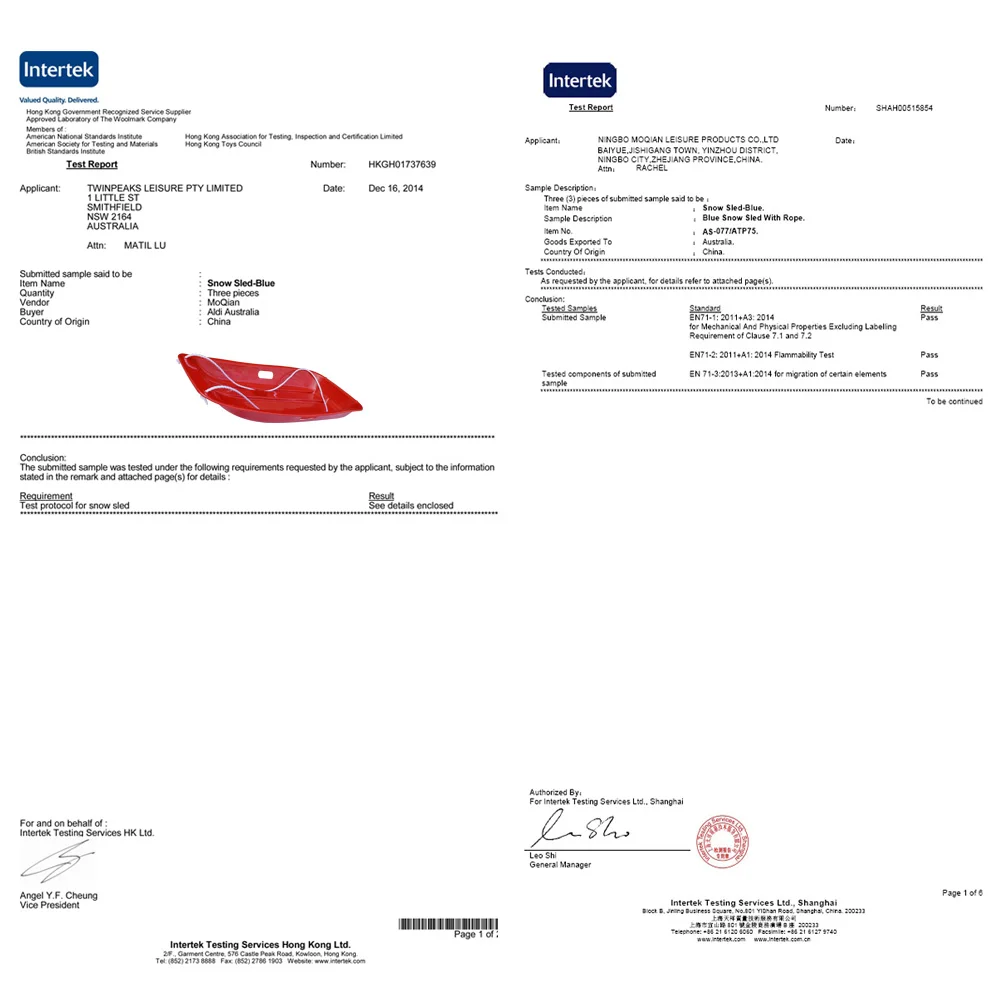 heave duty adults Kids Snow Sled Boat Sledge Glider Toboggan Sliding Outdoor With Rope classic sled