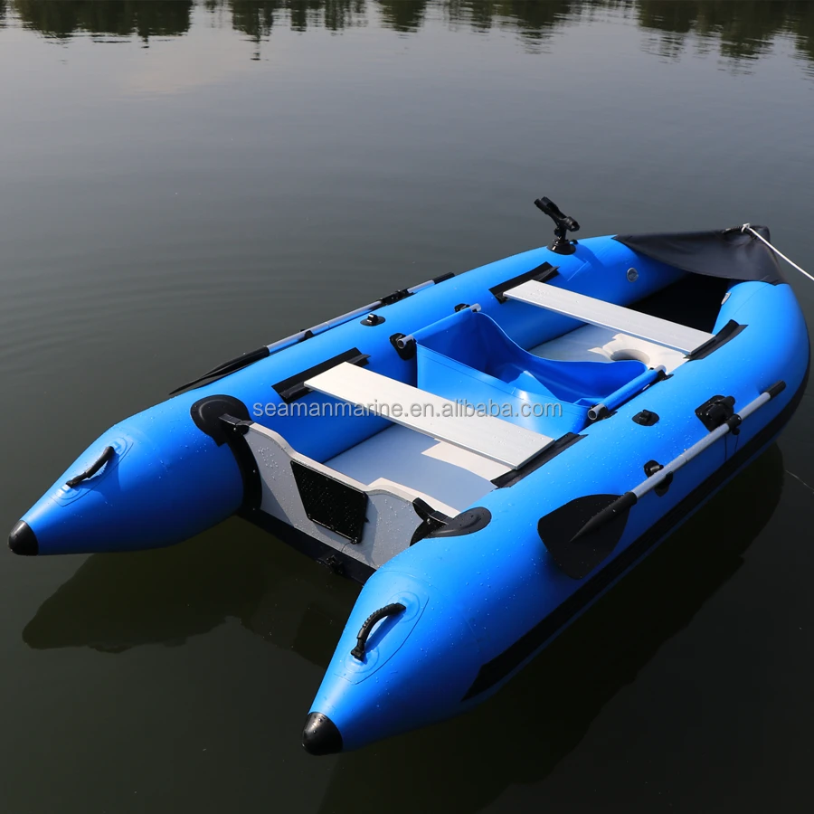 Китайская надувная лодка из ПВХ и алюминиевый пол 3,80 м для рыбы