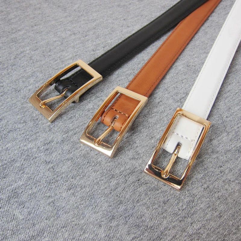 Womens belt customized stylish lady leather strap