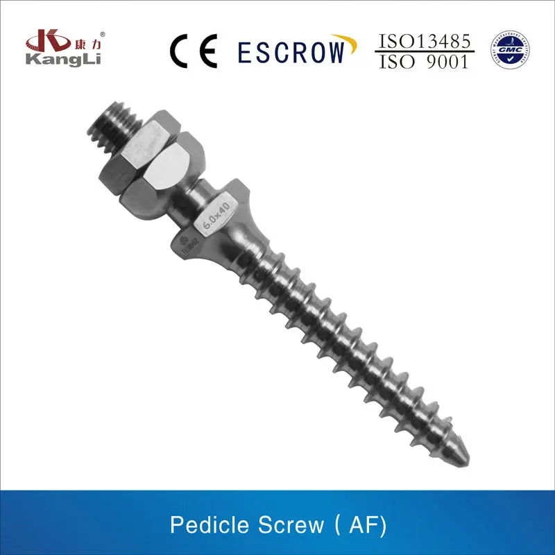 Ортопедический хирургический инструмент AF Pedicle Screw, имплантат позвоночника