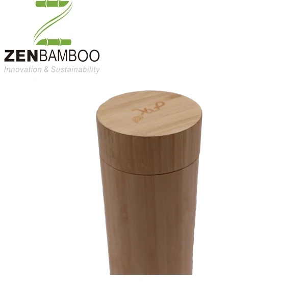 
Natural Bamboo Tube Box With Logo laser For Toothbrush 