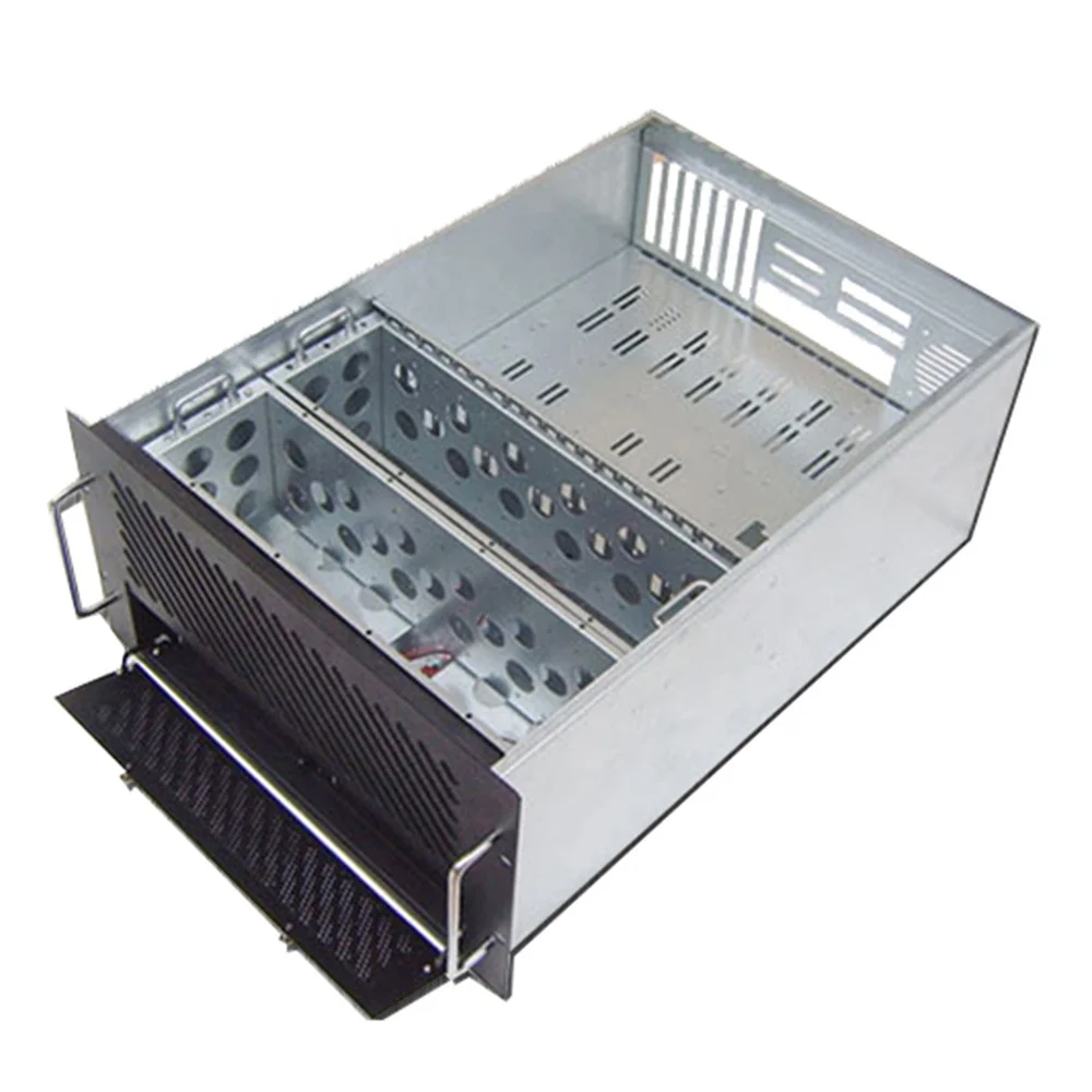 PC Computer Industrial Rack Mount Server Chassis Case 6U