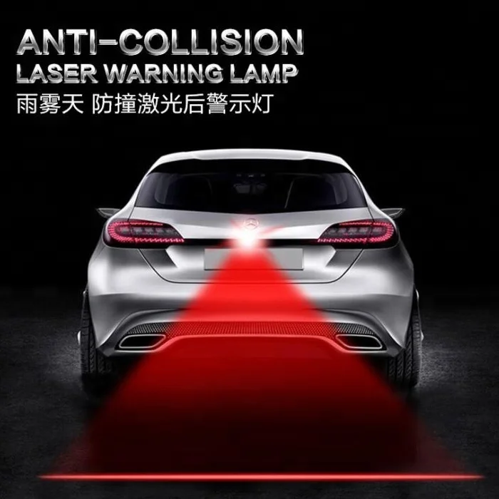 wholesale Cheap anti-collision laser warning fog light for car motorcycles trucks