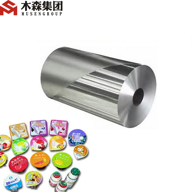 Aluminum foil for seal potato chips Paper Composite Can Tube sealing