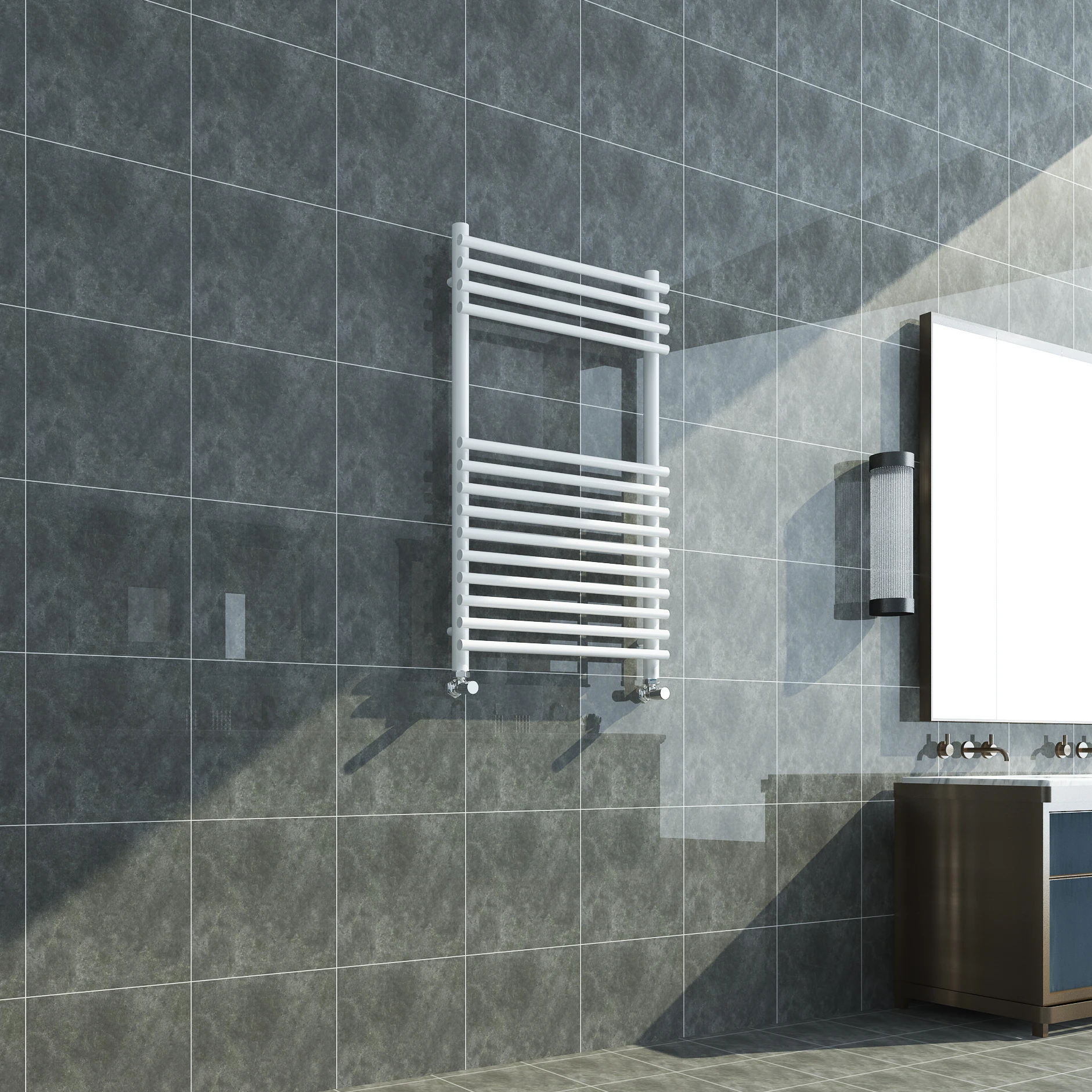 High quality OEM service SUN-D15 water heated towel rail towel rail heater luxury towel rails for room